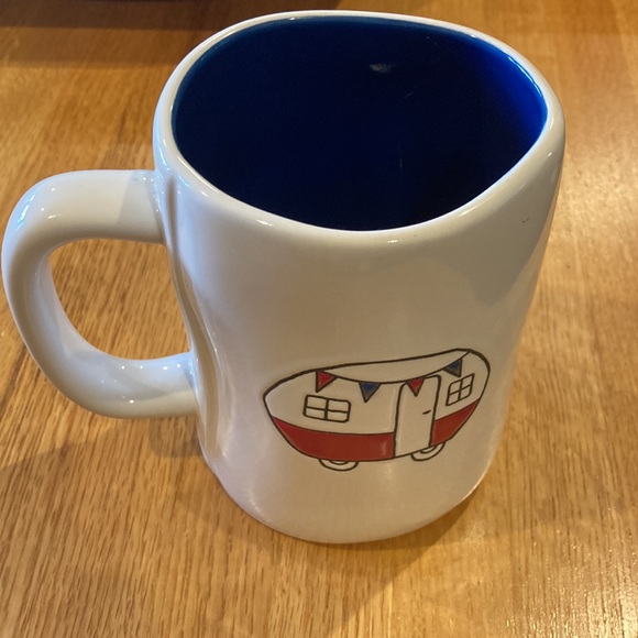 New Rae Dunn USA Trailer Camping Double Sided Mug - Picture 2 of 5